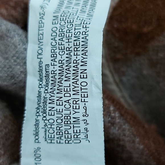 Zara Plaid Jacket/Kids/Girl/Brown/Beige/Plaid/Sz 12/Winter Coat - Picture 6 of 7